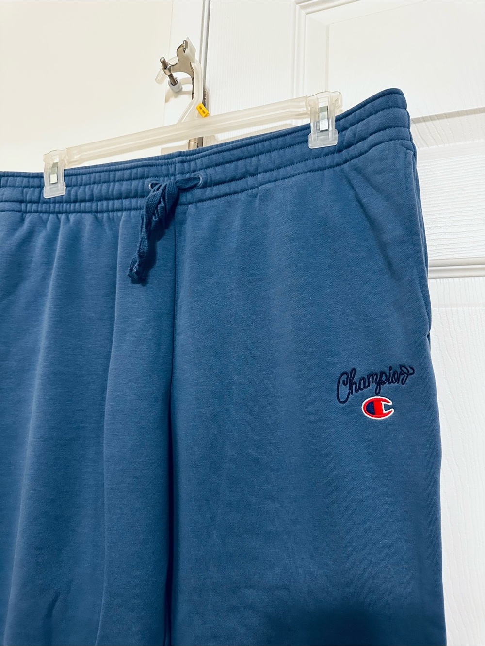 Champion Blue Logo Jogger Sweatpants